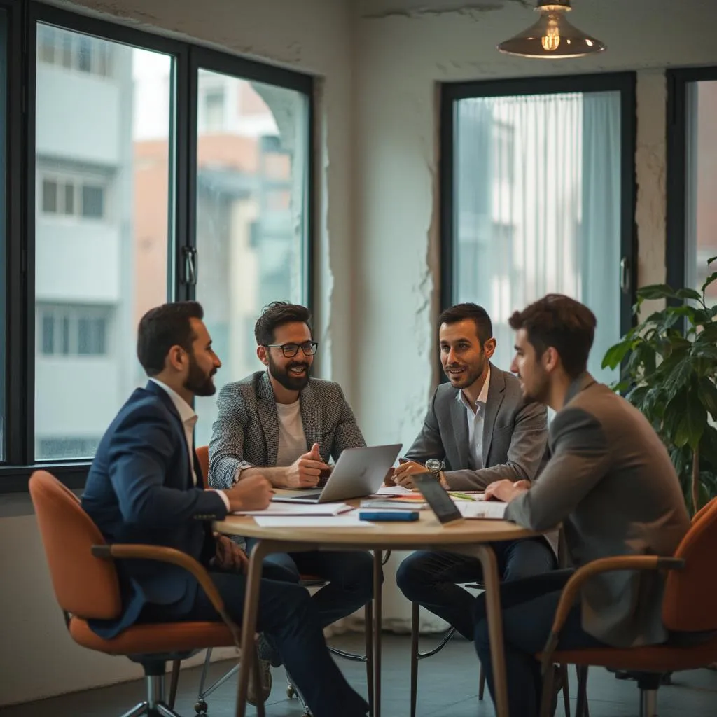 Equipo de consultores financieros en Argentina